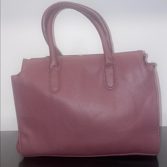 Rampage Quilted Maroon Satchel -EUC (barely loved) - Picture 2 of 10